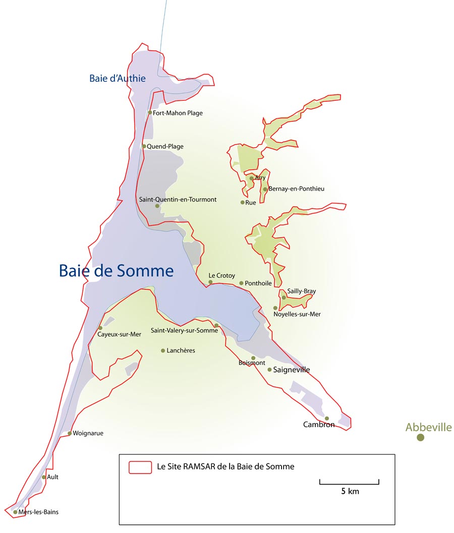 La carte RAMSAR