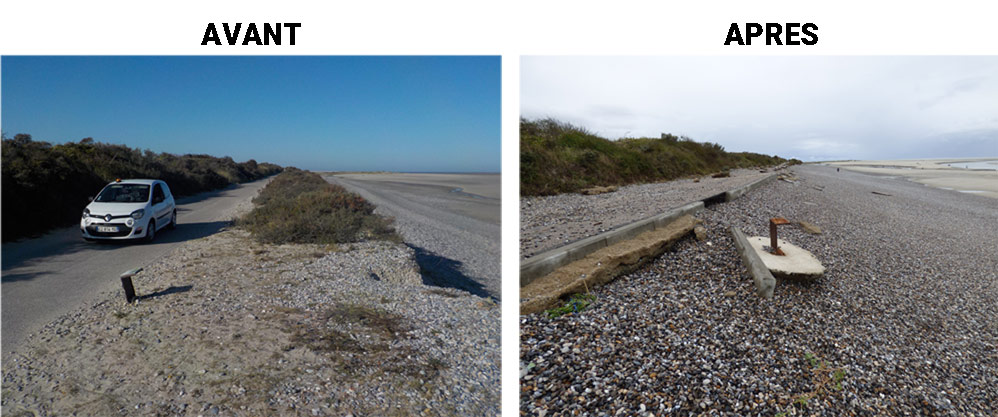 Le Hourdel Route Blanche