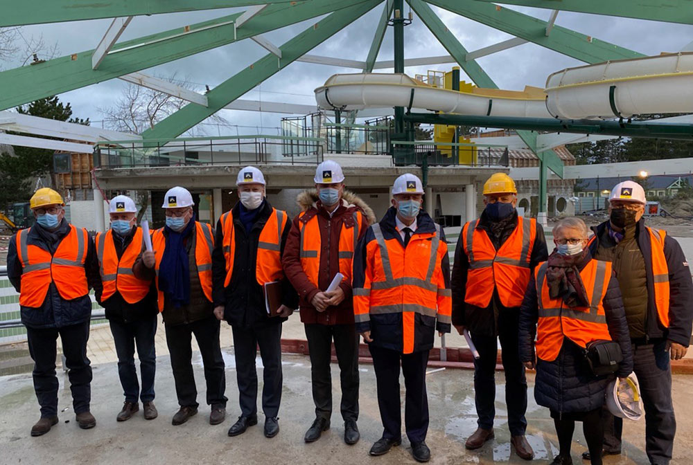 Visite chantier Aquaclub 2020