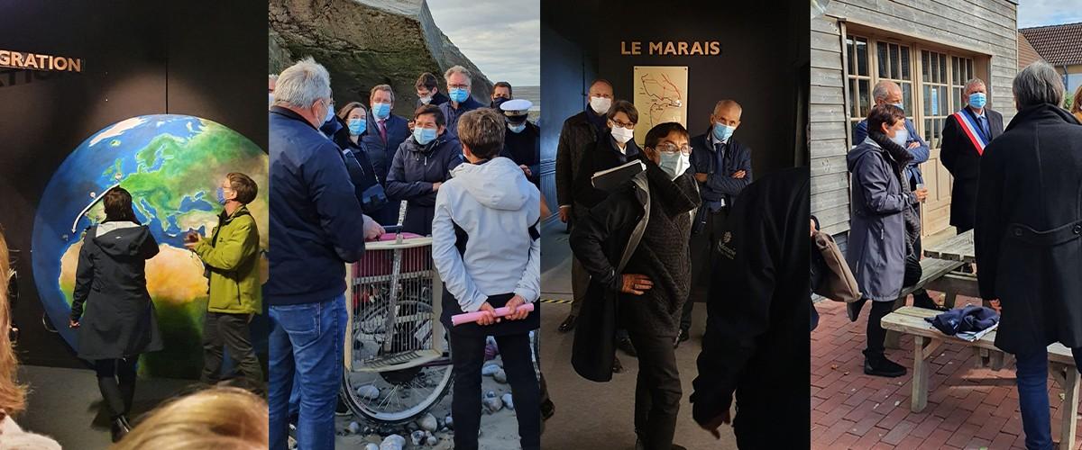 La ministre de la Mer en Baie de Somme