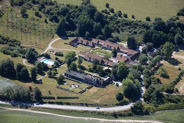 La vue aérienne du Cap Hornu