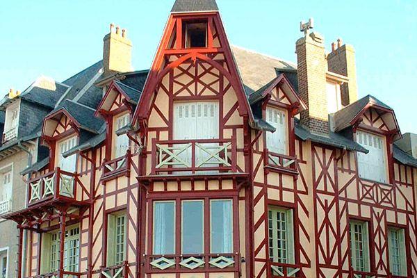 L'architecture typique des villas de Mers-Les-Bains