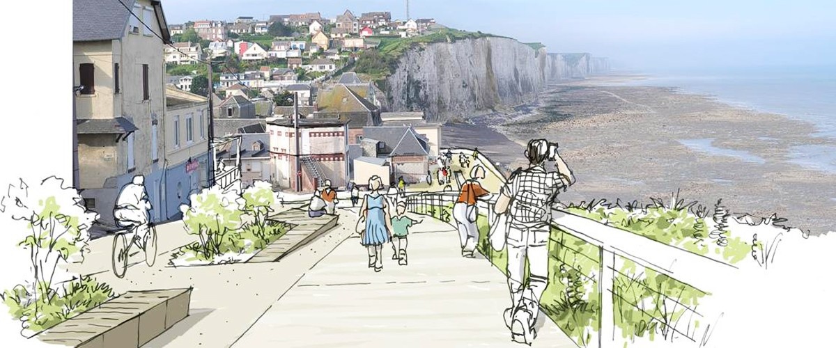 Ault, front de mer & centre-bourg