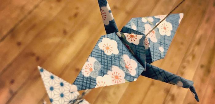 Atelier création d’une guirlande d’oiseaux en origami